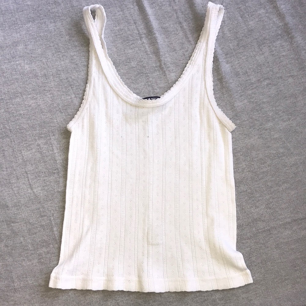 White Brandy Melville Tank Top